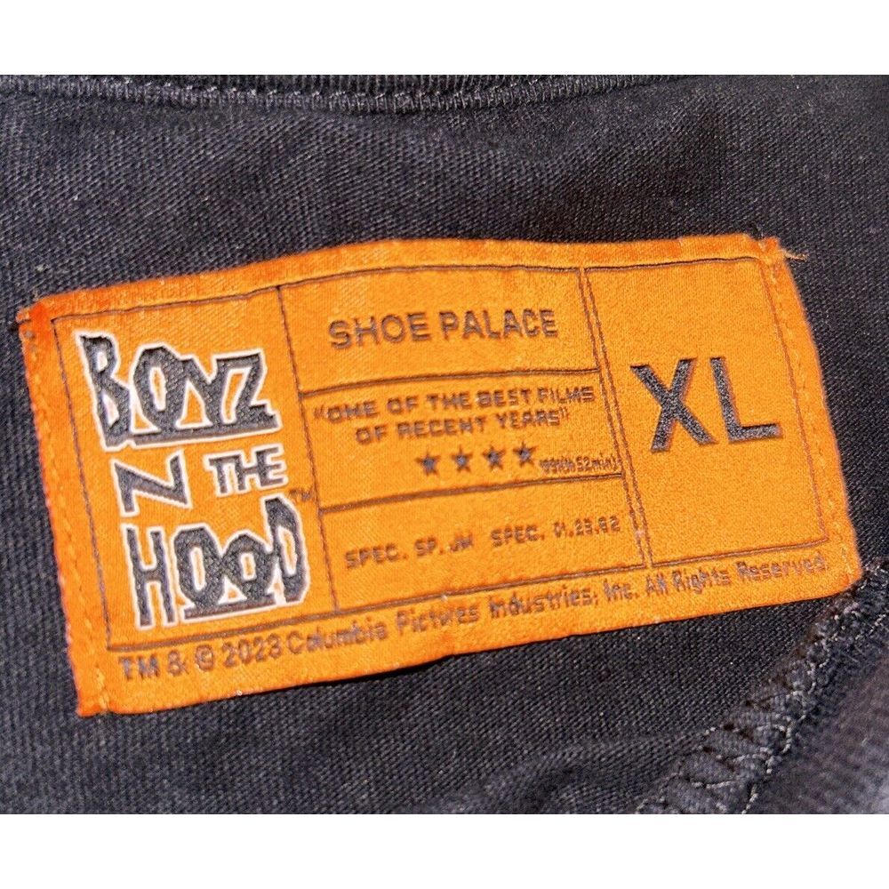 BOYZ N THE HOOD T-Shirt Mens Sz XL Black Film Inspired Shoe Palace Orange‎ Label - Picture 2 of 8